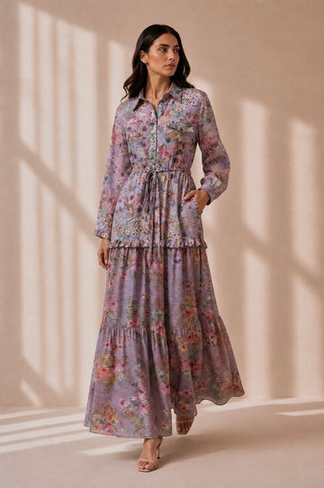 Lilac Garden Dress