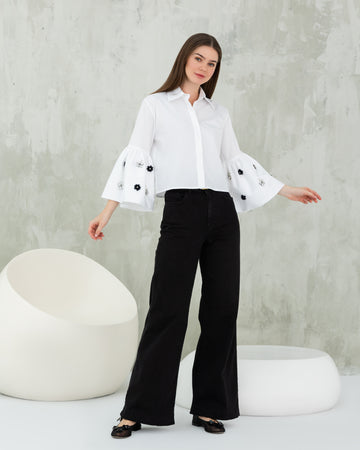 The Luster Shirt in White
