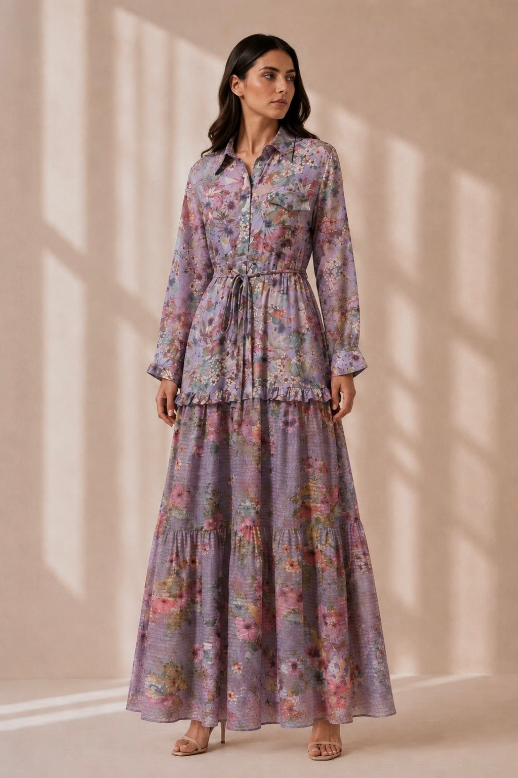 Lilac Garden Dress