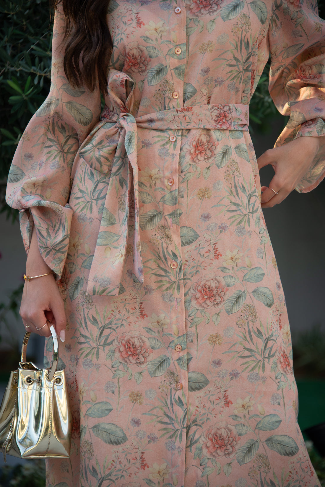 Kaia Dress Floral Pink