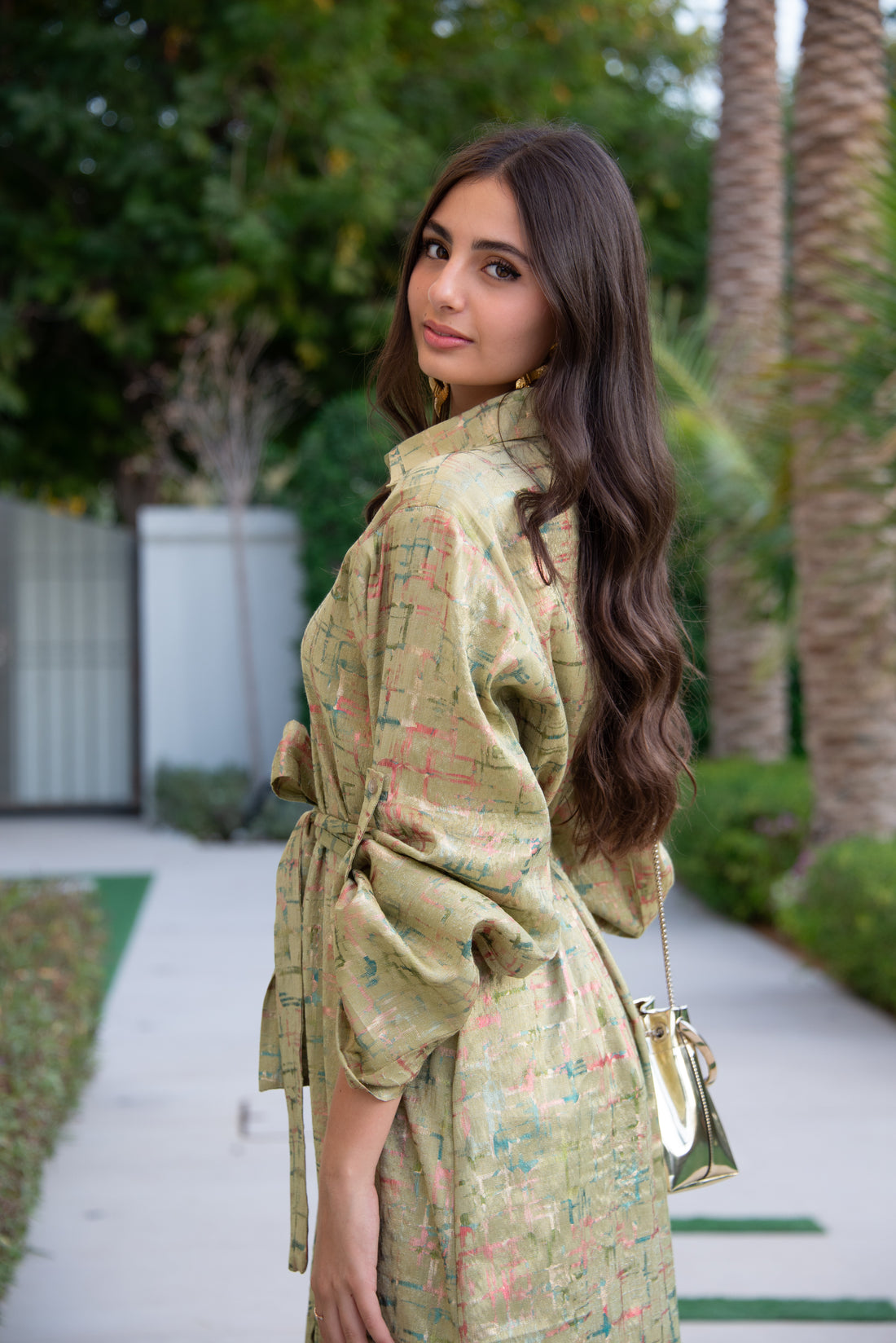 Kaia Dress Floral Green