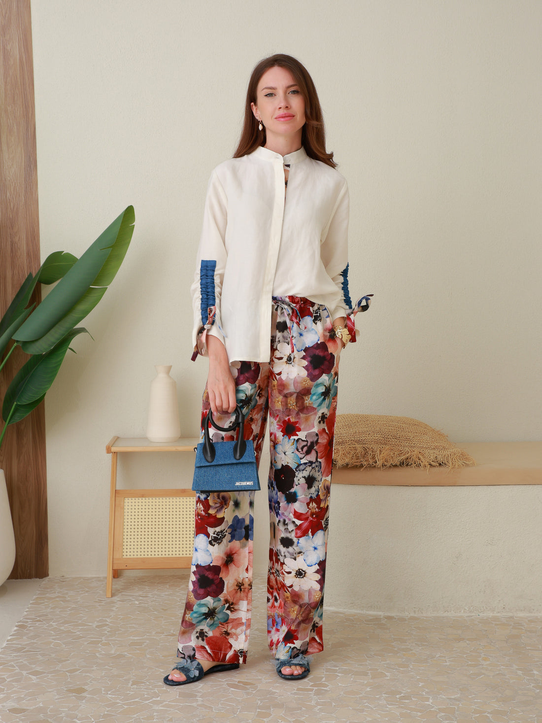 Canvas Bloom Pants