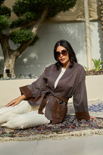 Between Seasons Jacket in Brown