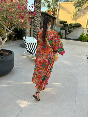 Seabreeze in Coral Crush Dress